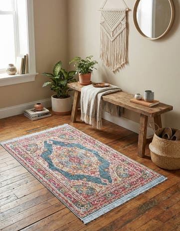 Turquoise Santiago Rug