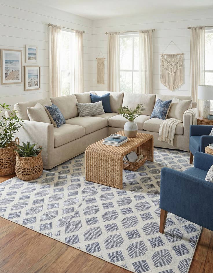 Detail image of 9' 10 x 12' Sabrina Soto Casa Havana Rug