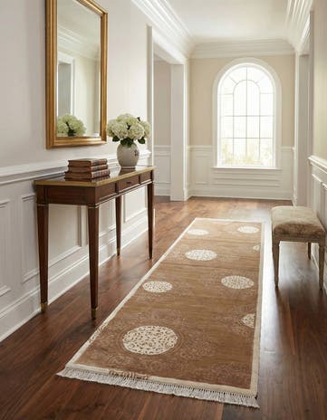 3' x 10' 2 Hand Knotted Darya Wool Runner Rug