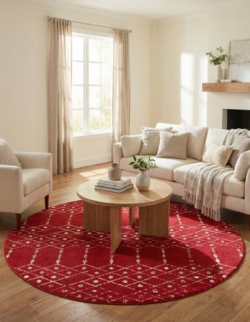7' 10 x 7' 10 Paxon Trellis Round Rug