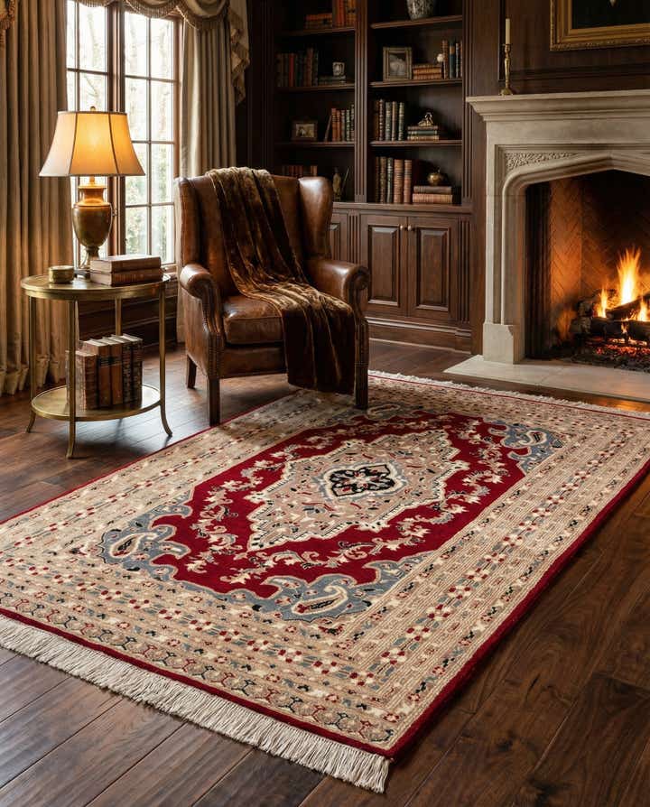 4' 2 x 6' 6 Hand Knotted Bokhara Oriental Rug