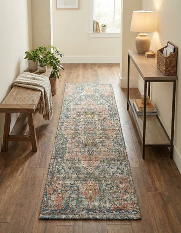 2' 2 x 8' Hand Woven Chenille Jute Runner Rug