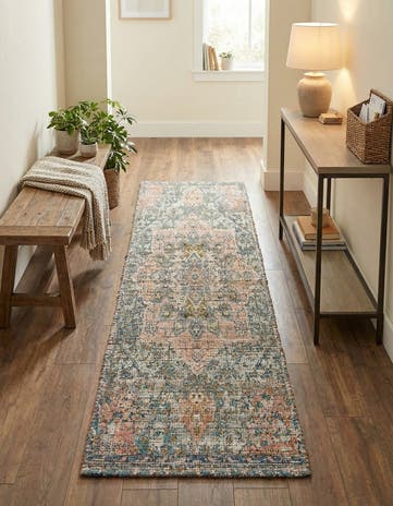 2' 2 x 8' Hand Woven Chenille Jute Runner Rug