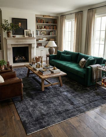8' 9 x 11' 10 Hand Knotted Ultra Vintage Persian Wool Rug