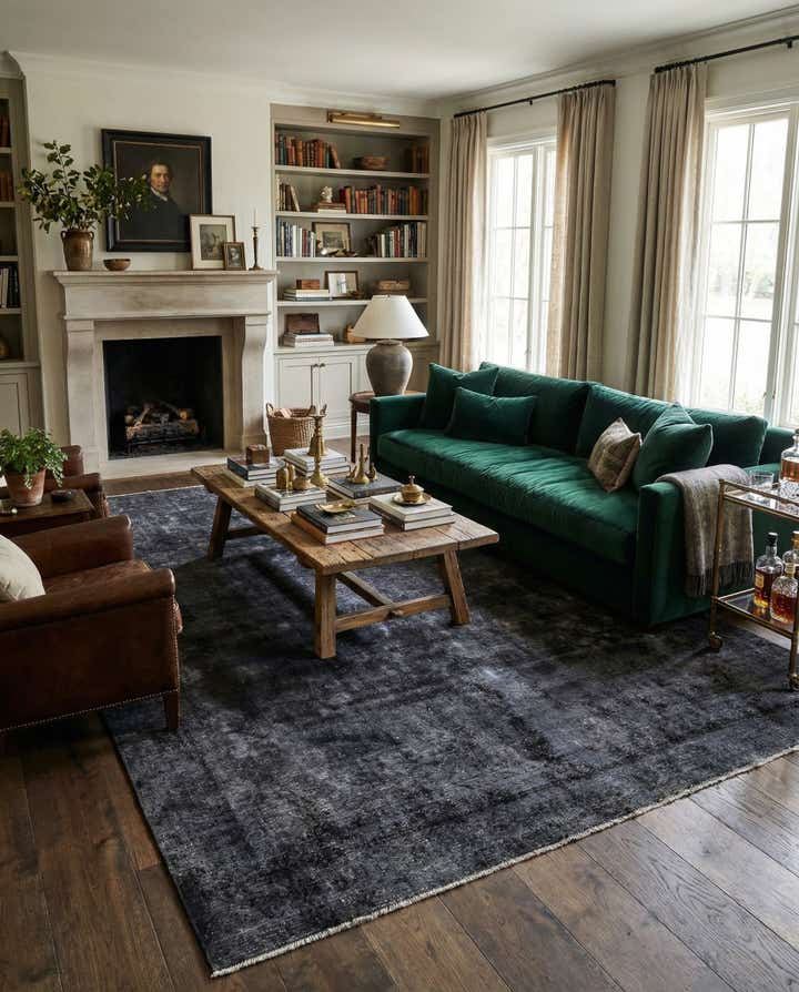 8' 9 x 11' 10 Hand Knotted Ultra Vintage Persian Wool Rug