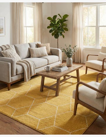 7' x 10' Trellis Frieze Rug