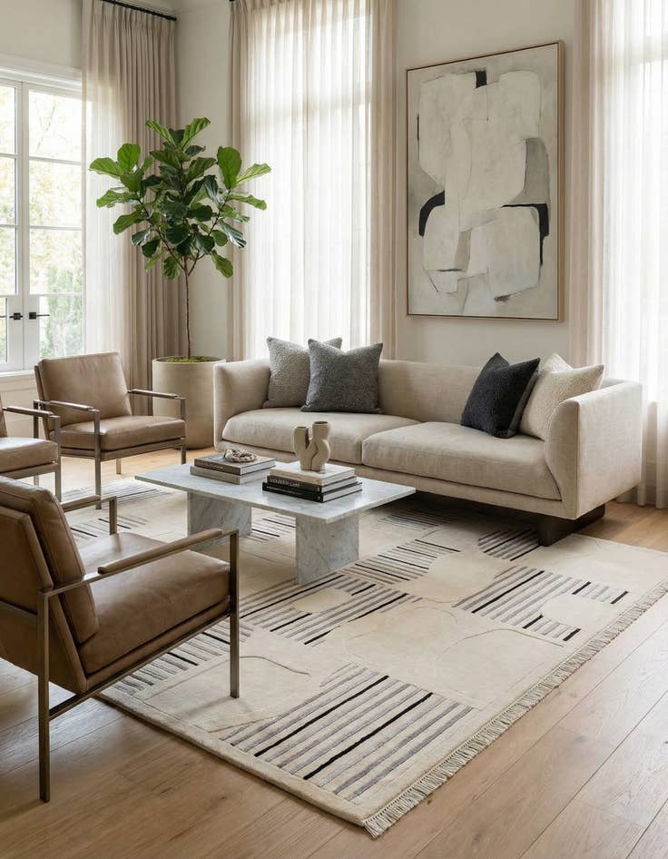 Detail image of  5' 8 x 8' Darya Rug