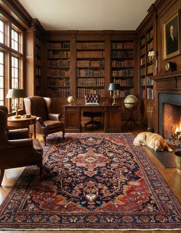 6' 11 x 10' 2 Mehraban Wool Rug