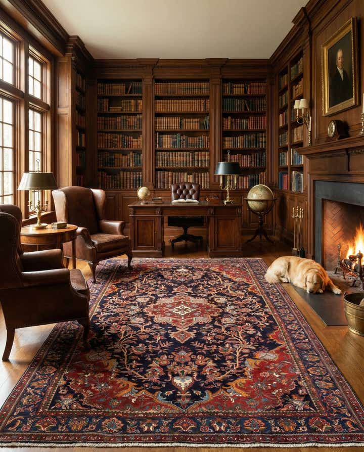 6' 11 x 10' 2 Mehraban Wool Rug