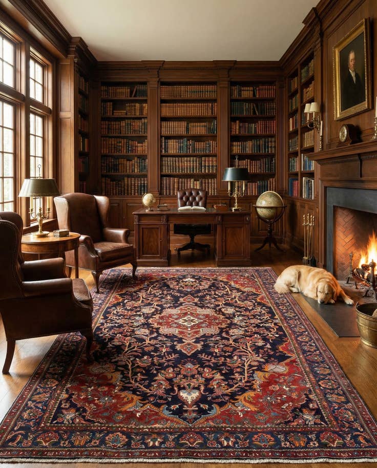 Detail image of 6' 11 x 10' 2 Mehraban Wool Rug