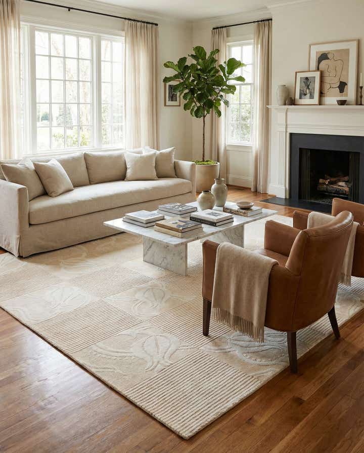 8' 1 x 9' 10 Hand Knotted Darya Wool Rug