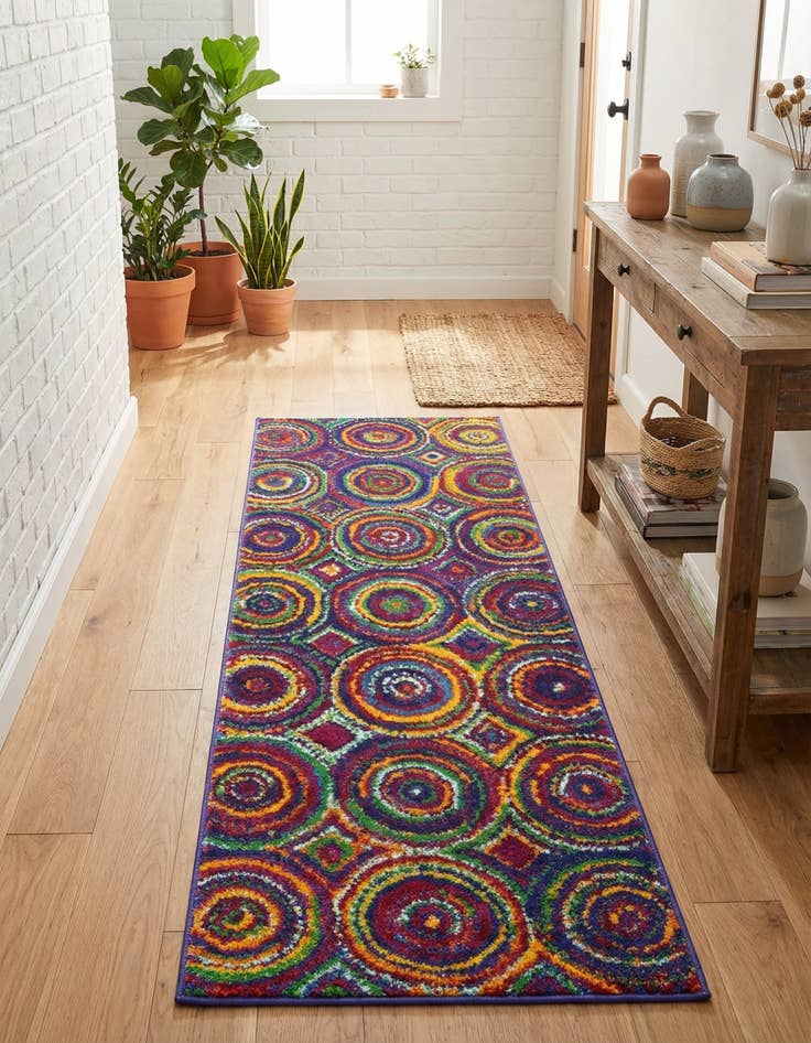 Detail image of  2' x 6' Calypso Runner Rug