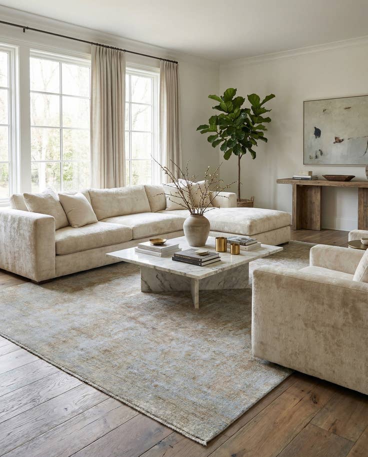 Detail image of 7' x 10' 10 Hand Knotted Ultra Vintage Persian Wool Rug