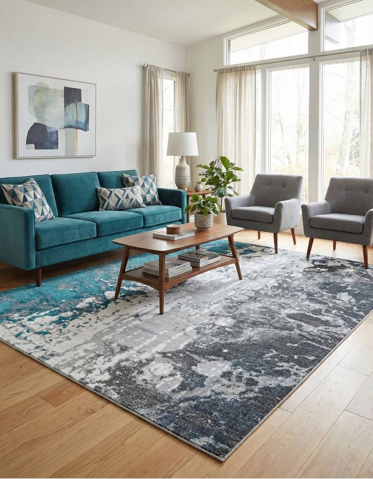 Detail image of 7' 10 x 10' Valencia Rug