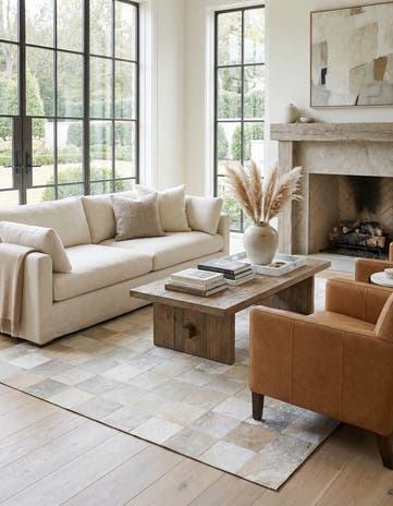 5' 2 x 8' Cowhide Rug