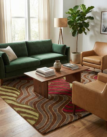 5' 1 x 8' Luna Wool Rug