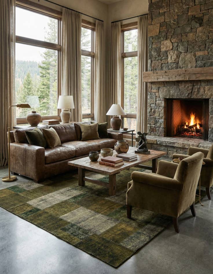 Detail image of 8' x 10' 1  Hand Knotted Ultra Vintage Persian Wool Rug