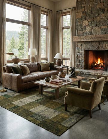 8' x 10' 1 Hand Knotted Ultra Vintage Persian Wool Rug