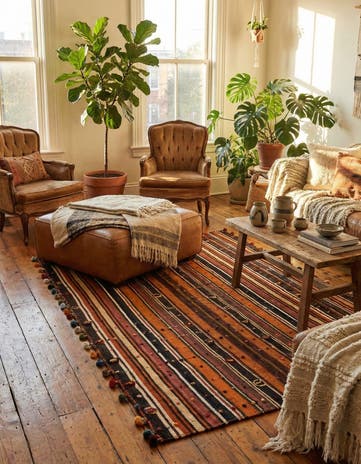 4' 3 x 7' 7 Jajim Rug