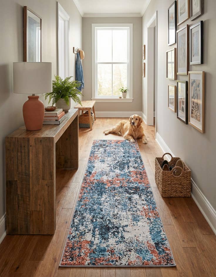 Detail image of  2' 2 x 6' Leipzig Runner Rug