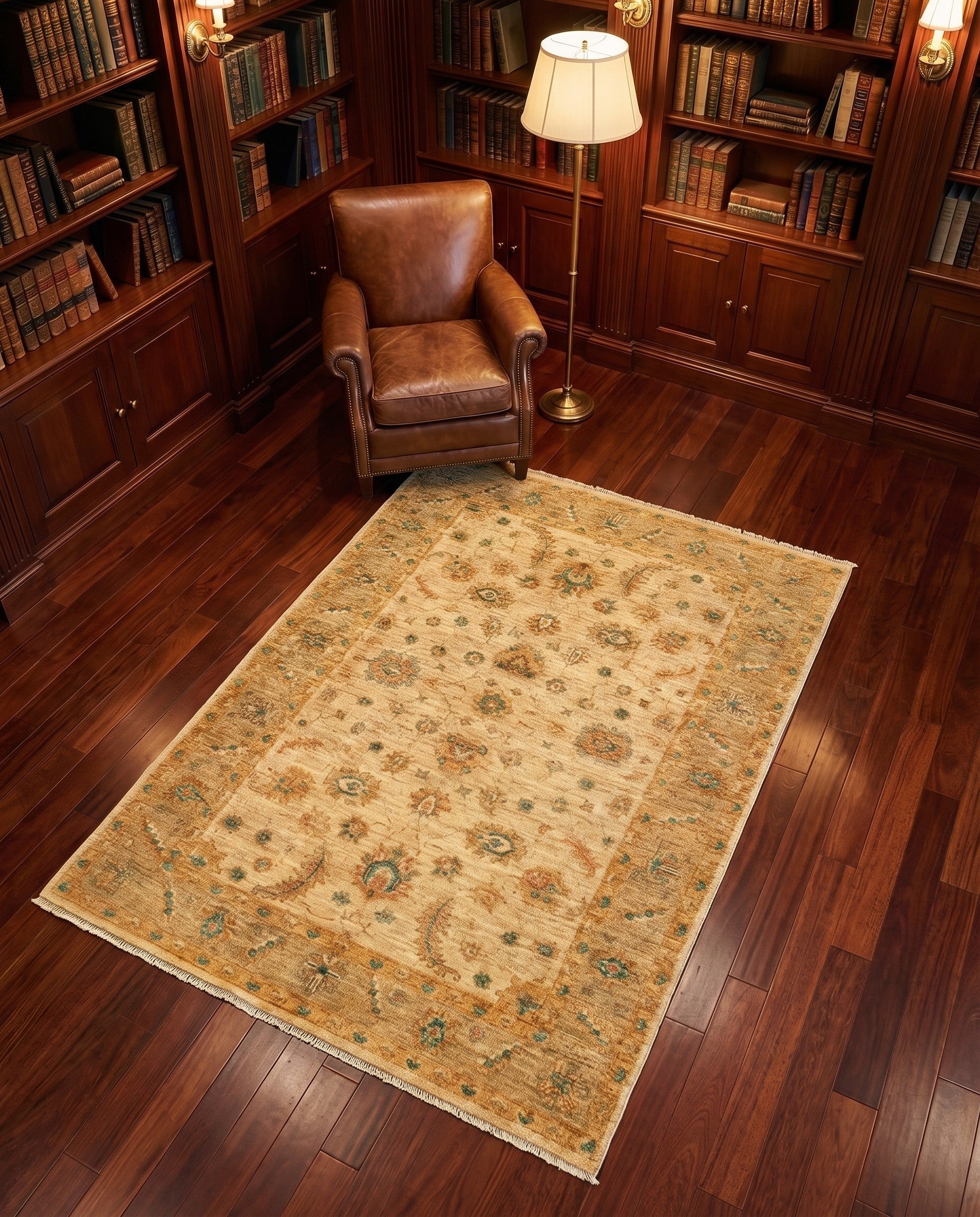 4' 1 x 5' 6 Ziegler Wool Rug