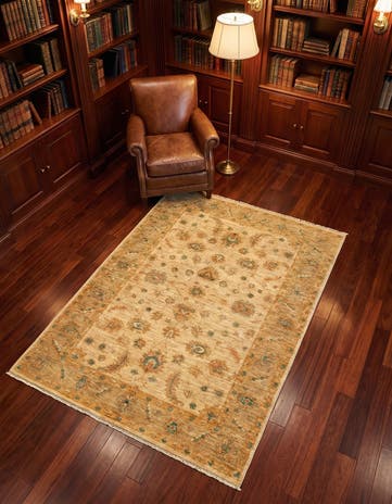 4' 1 x 5' 6 Ziegler Wool Rug