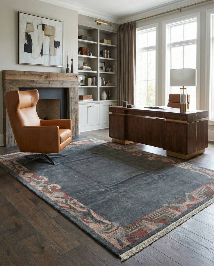 Detail image of 8' 2 x 11' 3 Hand Knotted Tibet Wool Rug