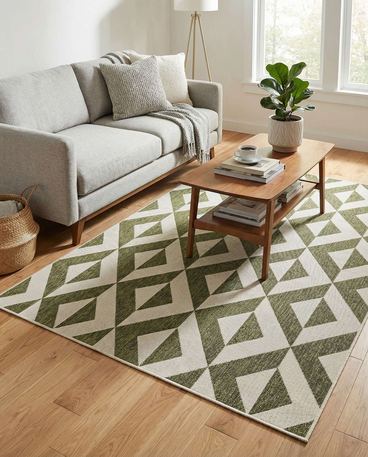 5' 3 x 8' Easy-Clean Jill Zarin Napa Indoor / Outdoor Rug