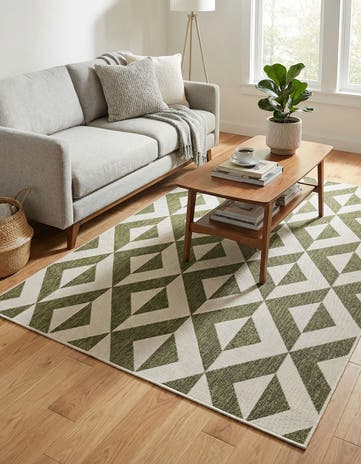 5' 3 x 8' Easy-Clean Jill Zarin Napa Indoor / Outdoor Rug