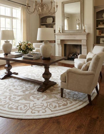 10' 8 x 10' 8 Hermitage Round Rug