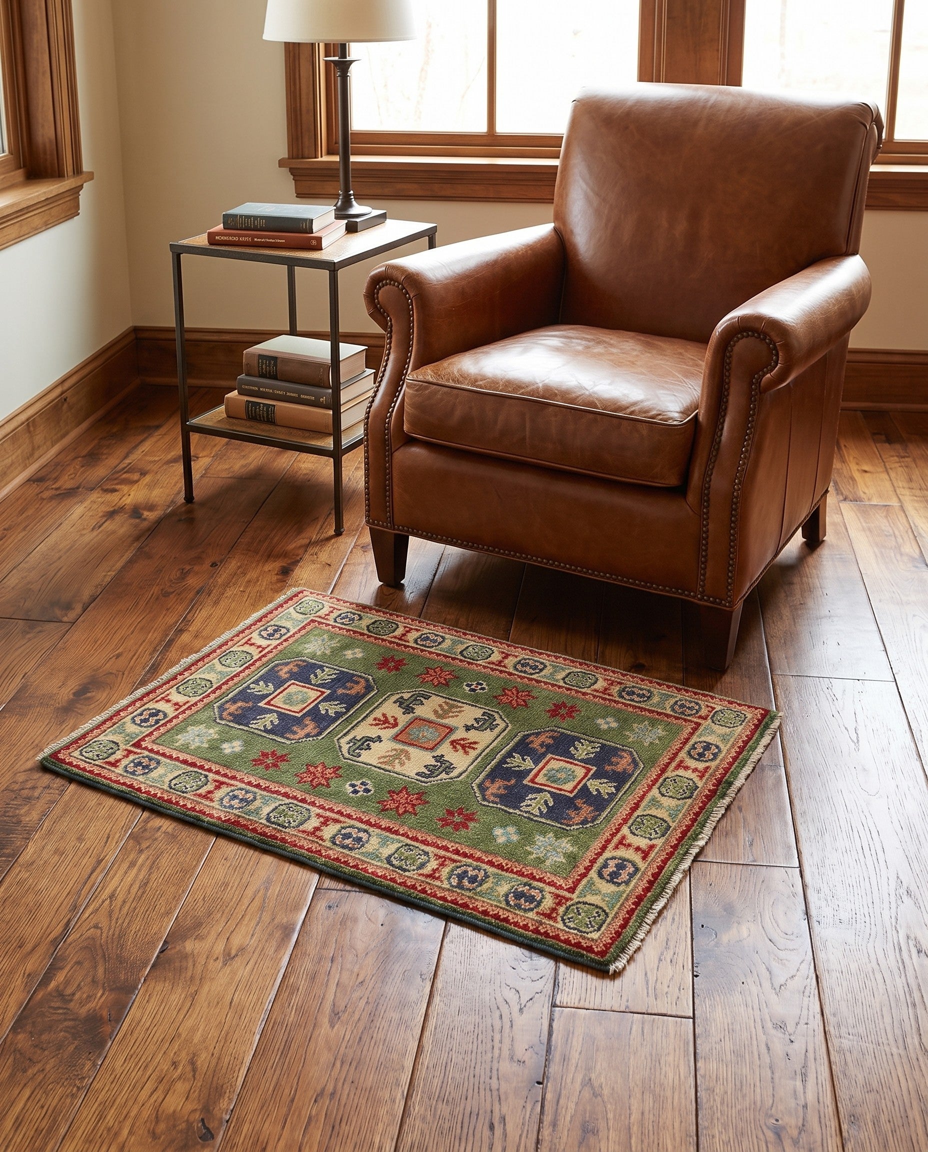 2' x 3' Hand Knotted Kazak Rug