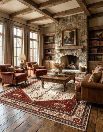 8' 2 x 11' 4 Hand Knotted Luribaft Rug