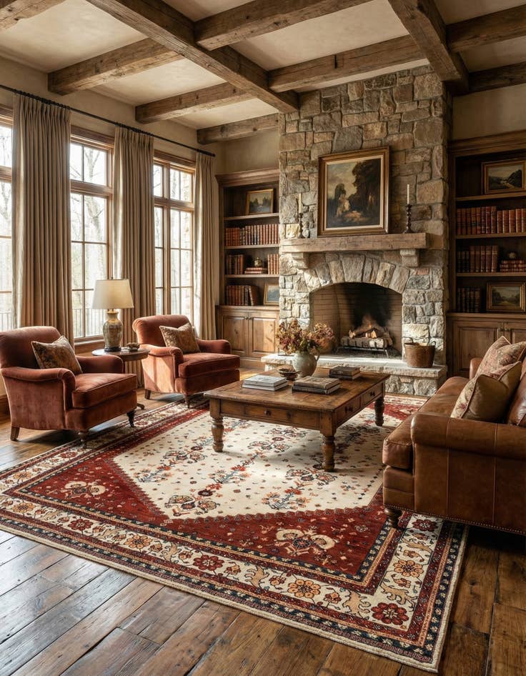 Detail image of 8' 2 x 11' 4  Hand Knotted Luribaft Rug