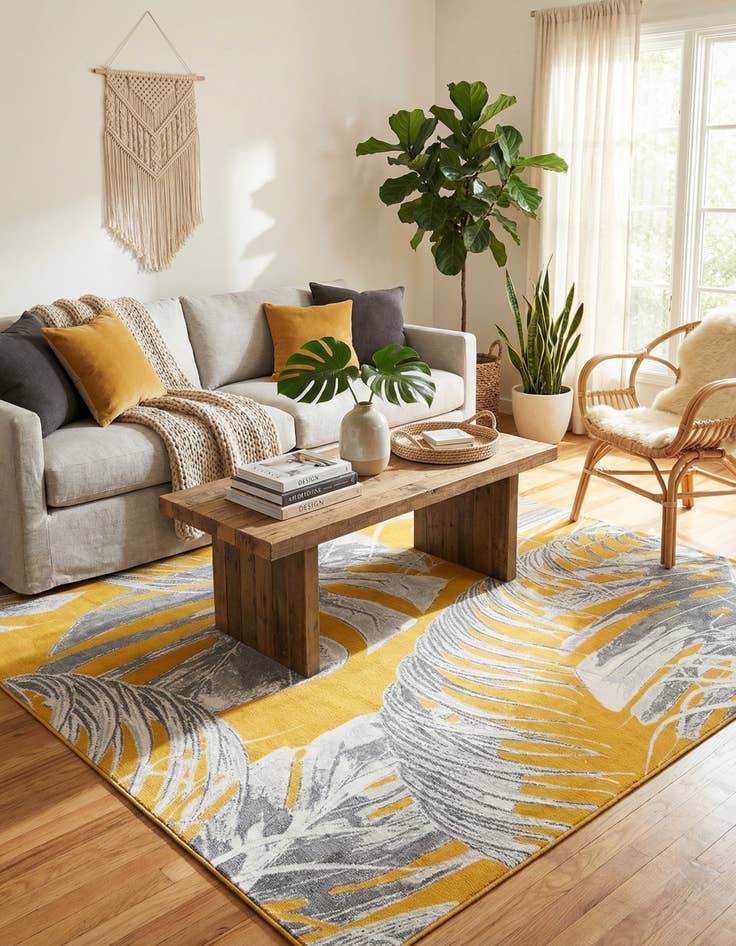 Detail image of  7' 10 x 7' 10 Blossom Square Rug