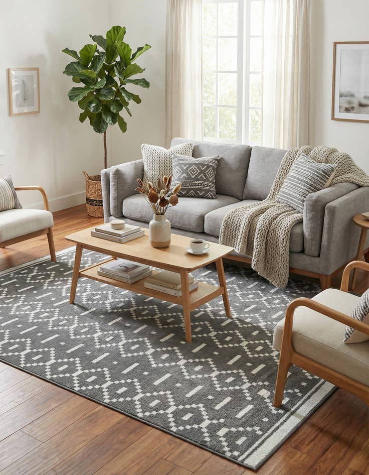 Detail image of 7' 10 x 7' 10 Oslo Square Rug