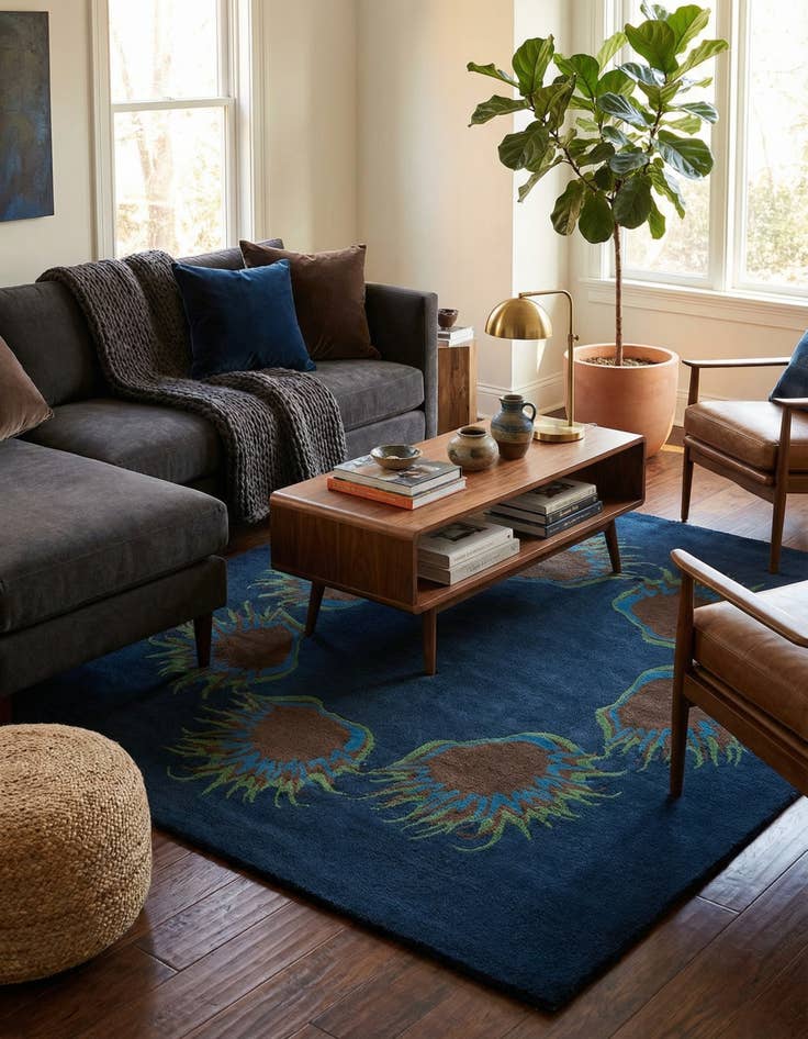 Detail image of 7' 5 x 7' 7 Agra Rug