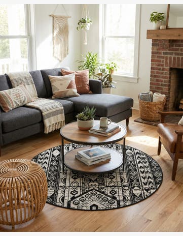 3' x 3' Oregon Round Rug