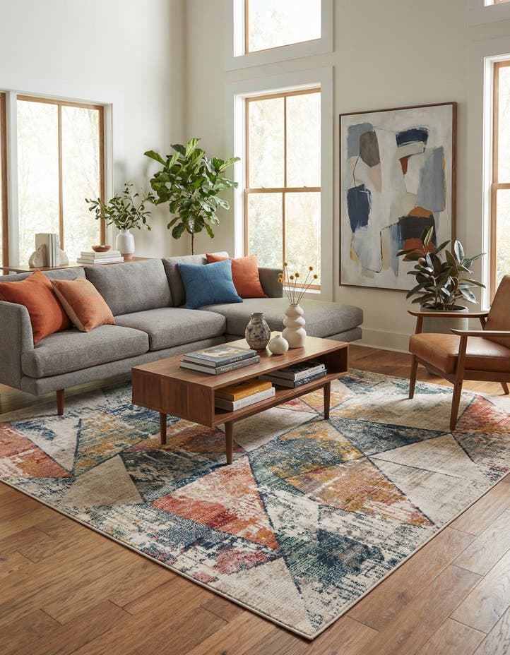 10' 2 x 10' 2 Gemstone Square Rug