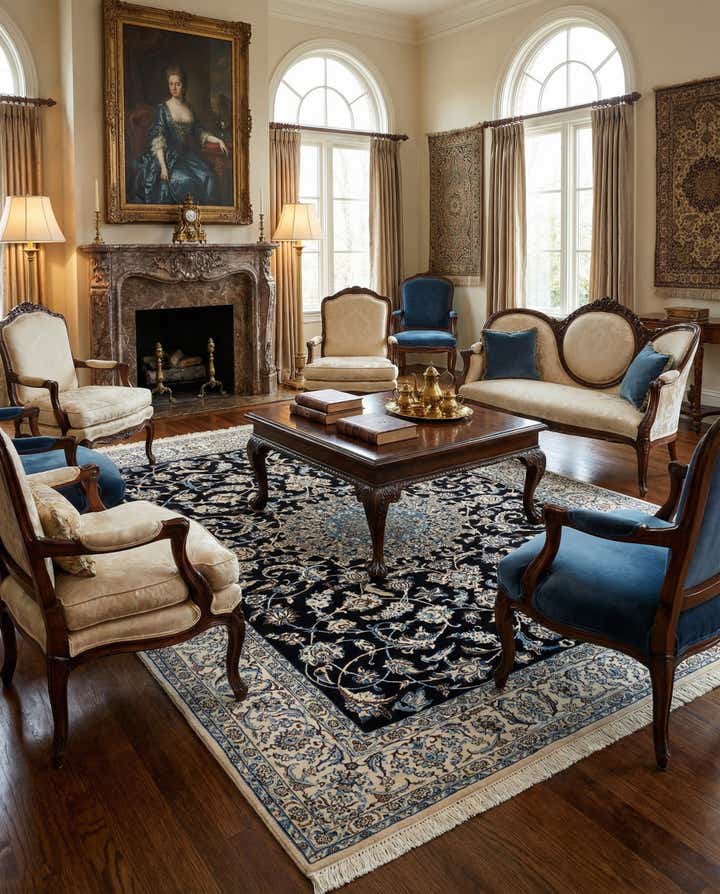 8' 4 x 11' 7 Nain Rug