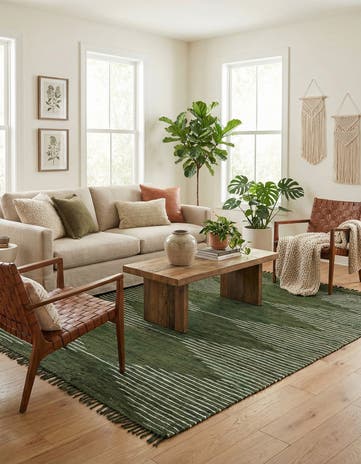 8' x 11' Hand Woven Chindi Cotton Rug