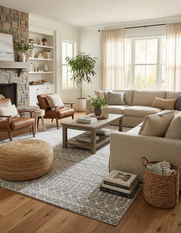 10' 8 x 16' 5 Kasbah Trellis Rug