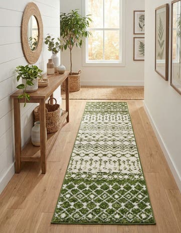 2' x 8' Moroccan Trellis Runner Rug