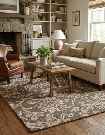 5' x 8' Agra Wool Rug
