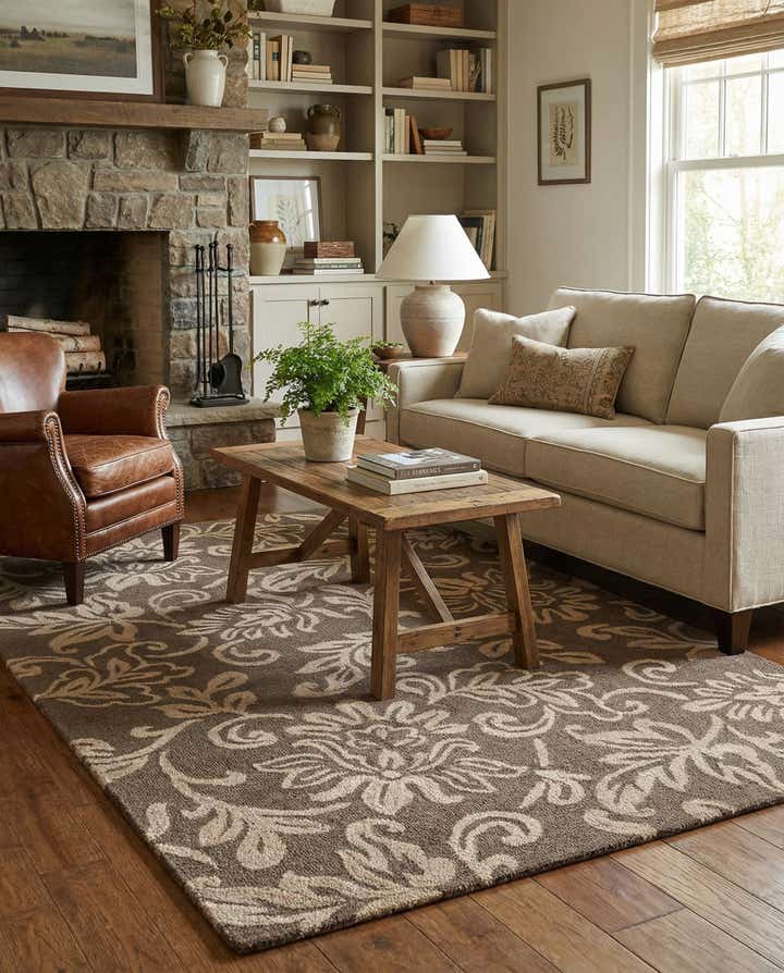 5' x 8' Agra Wool Rug