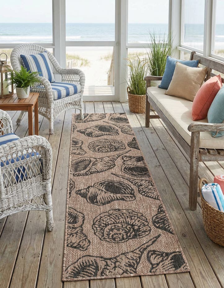 2' x 8' Easy-Clean Coastal Indoor / Outdoo...
