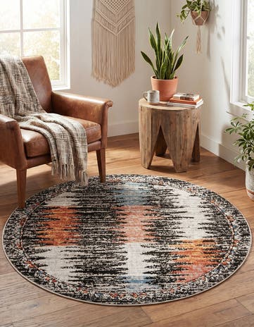 3' 3 x 3' 3 Aramis Round Rug