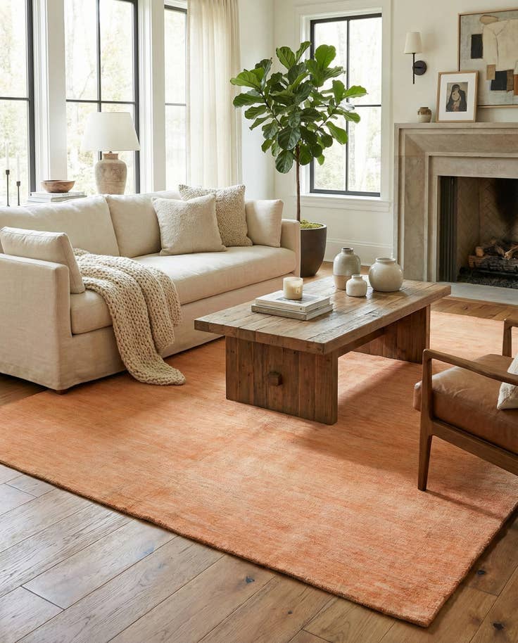 Detail image of 6' 5 x 10' Hand Knotted Darya Wool Rug