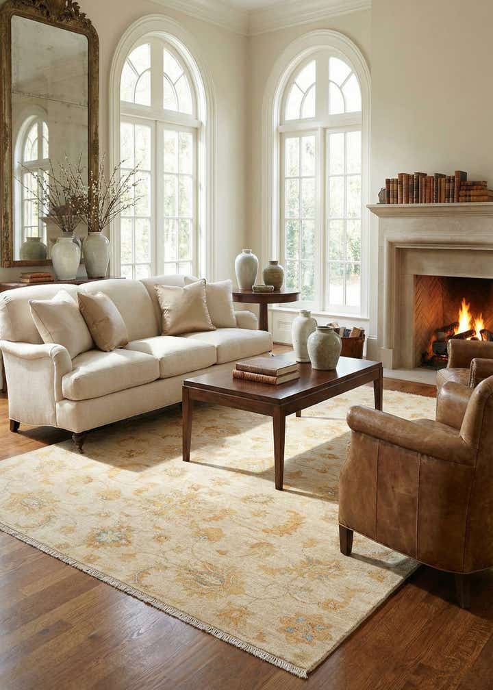 5' 8 x 7' 10 Ziegler Wool Rug