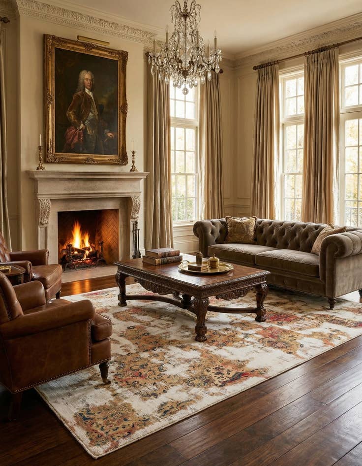 Detail image of 9' 3 x 13' 5 Vintage Royal Rug