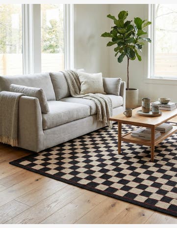 4' 2 x 5' 8 Hand Woven Kilim Modern Wool Rug